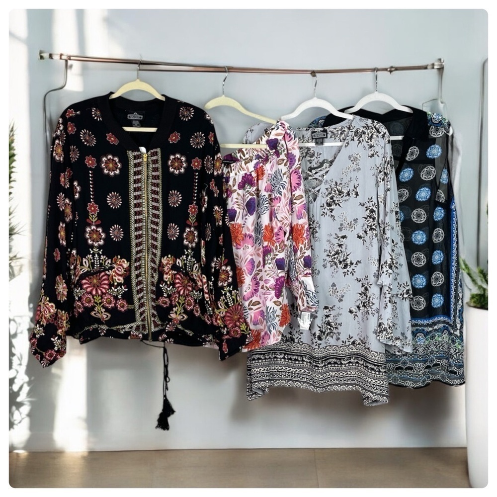 Boho Plus Size Bundle 4 Pieces 1X